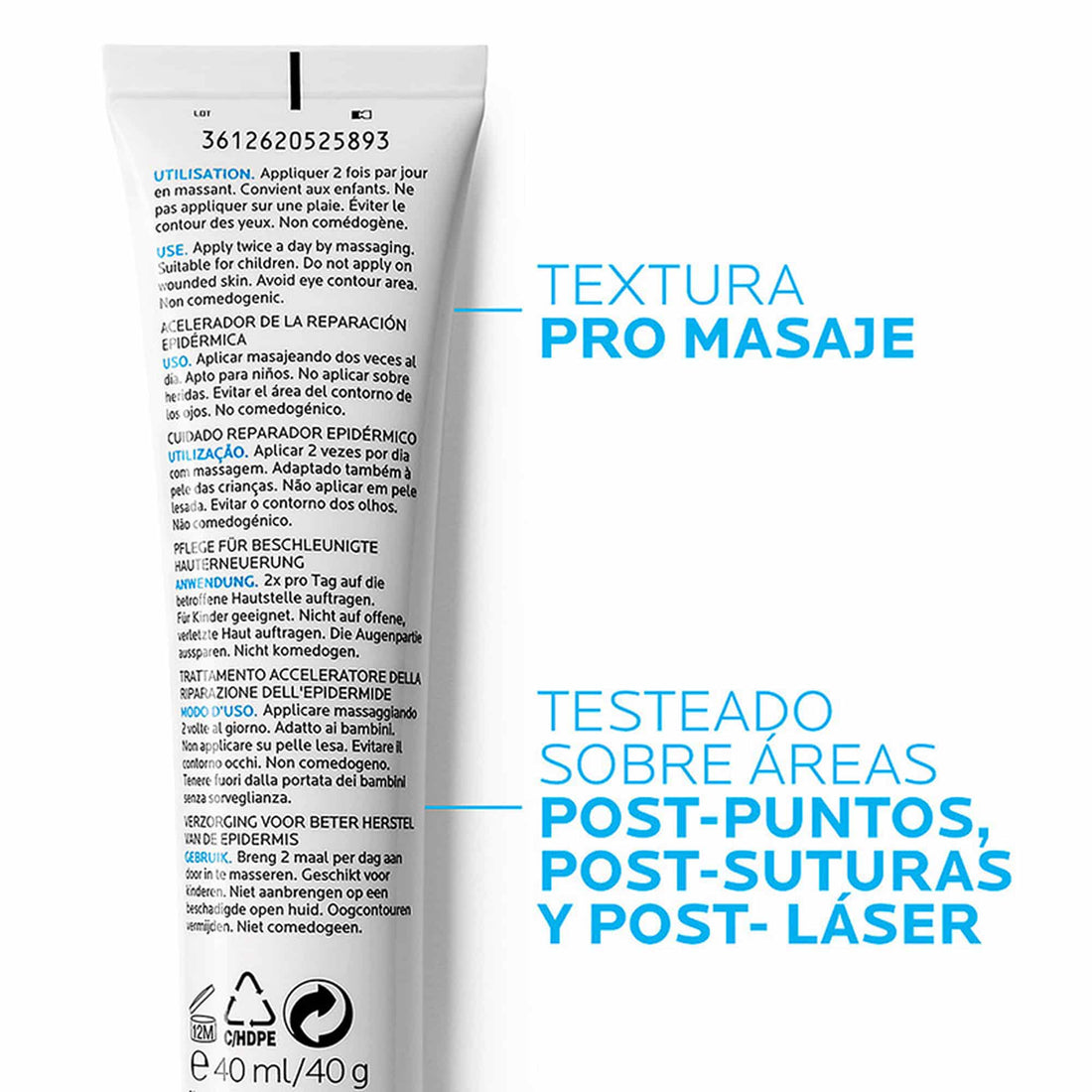 Gel reparador calmante y regenerador 40 ml – La Roche‑Posay Cicaplast Gel B5