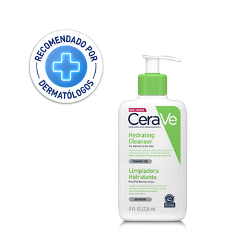 Gel limpiador facial hidratante suave para uso diario 236ml – CeraVe Limpiador Facial Hidratante