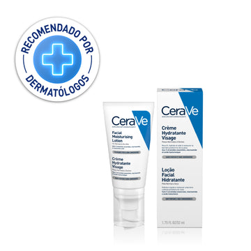 Loción facial nocturna hidratante para piel normal a grasa 52ml – CeraVe Facial Moisturizing Lotion PM