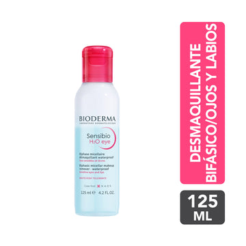 Desmaquillante bifásico calmante para ojos sensibles 125ml – Bioderma Sensibio H2O Eye