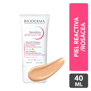 Crema con color para piel sensible y con rosácea 40 ml – Bioderma Sensibio AR BB Cream