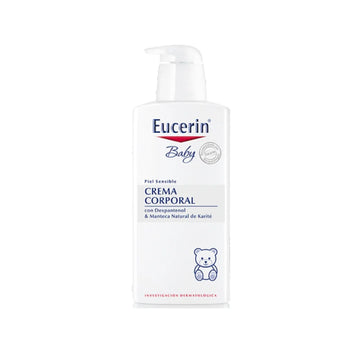Loción corporal hidratante para piel sensible del bebé 400ml Eucerin Baby