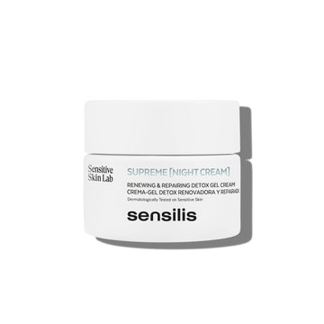 SENSILIS Supreme Renewal Detox Crema de Noche – Regeneradora y Antioxidante para Piel Sensible (50ml)