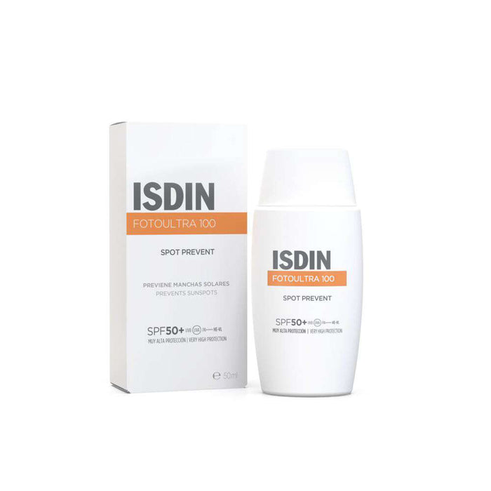 Protector solar despigmentante facial sin color 50 ml – Isdin Fusion Fluid SPF 50+ Active Unify