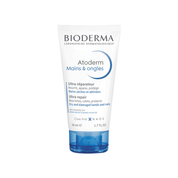 Crema manos y uñas ultra-nutritiva para piel seca 50ml – Bioderma Atoderm Hand & Nails