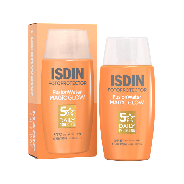 Protector solar glow ultraligero SPF30 50 ml – Isdin Fusion Water Magic Glow