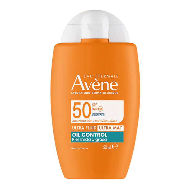 Protector solar facial extra matificante SPF50+ 40ml – Avène Ultra Fluido Ultra Mat