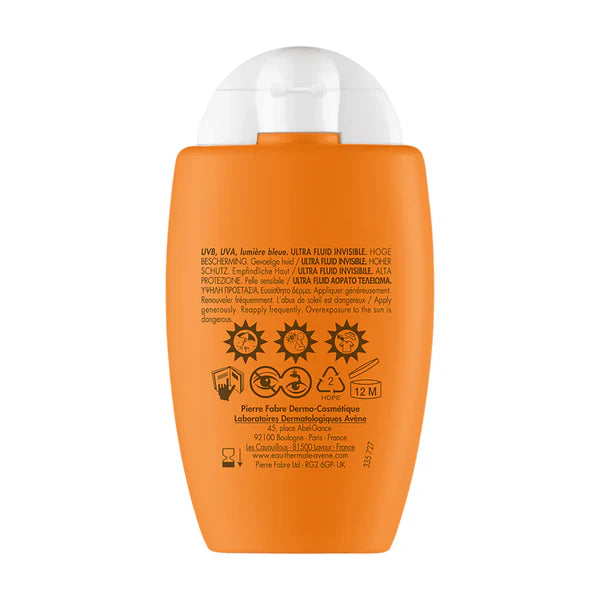 Avène Ultra Fluido Ultra Mat SPF 50+ – Protector Solar Facial Extra Matificante 40 ml