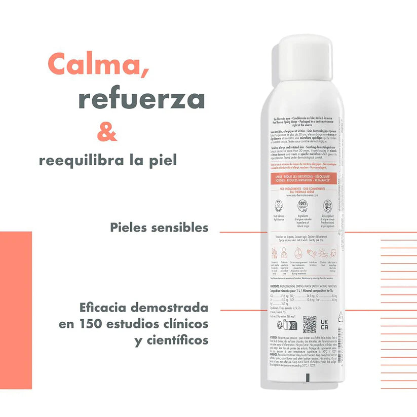 Agua termal calmante piel sensible 300ml – Avène