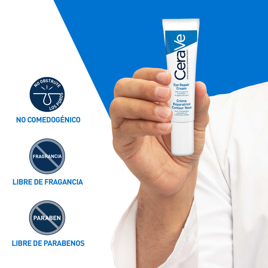 CeraVe Eye Repair Cream Contorno de Ojos Hidratante 14 ml