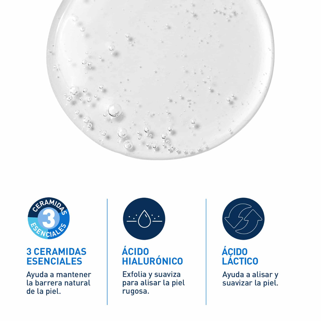 CeraVe SA Gel Limpiador Antirugosidad | Exfoliación suave para piel áspera o con granitos – 236ml