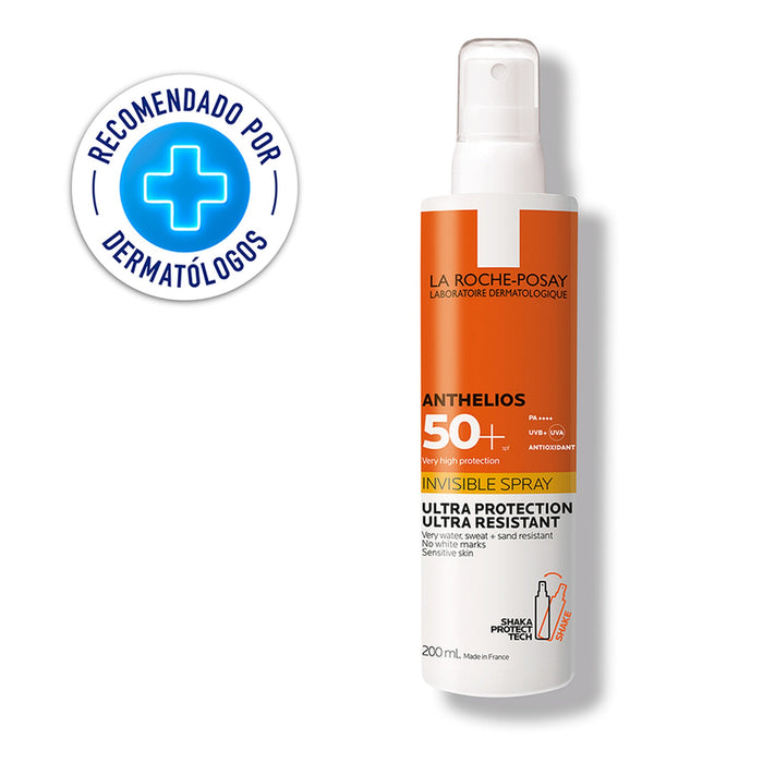 Protector solar corporal en spray de alta protección para adultos 200ml – La Roche-Posay Anthelios Spray Adulto