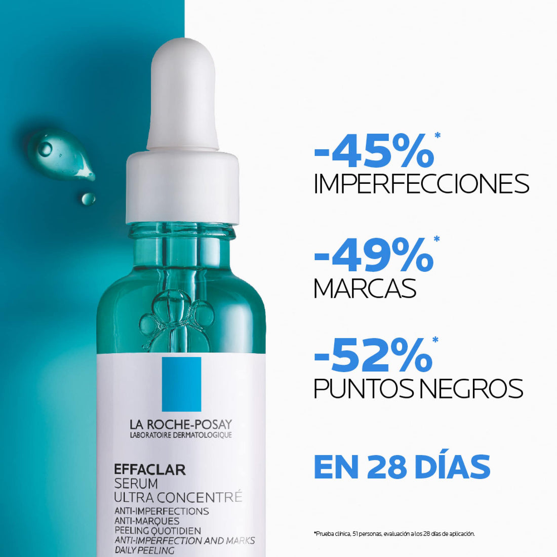 La Roche-Posay sérum purificante hidratante con vitamina B5 para piel grasa 30 ml – Effaclar B5 Sérum