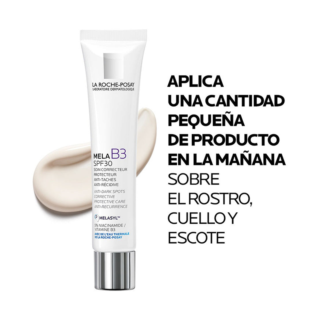 La Roche-Posay crema facial antimanchas con protección solar SPF 30 40 ml – Mela B3