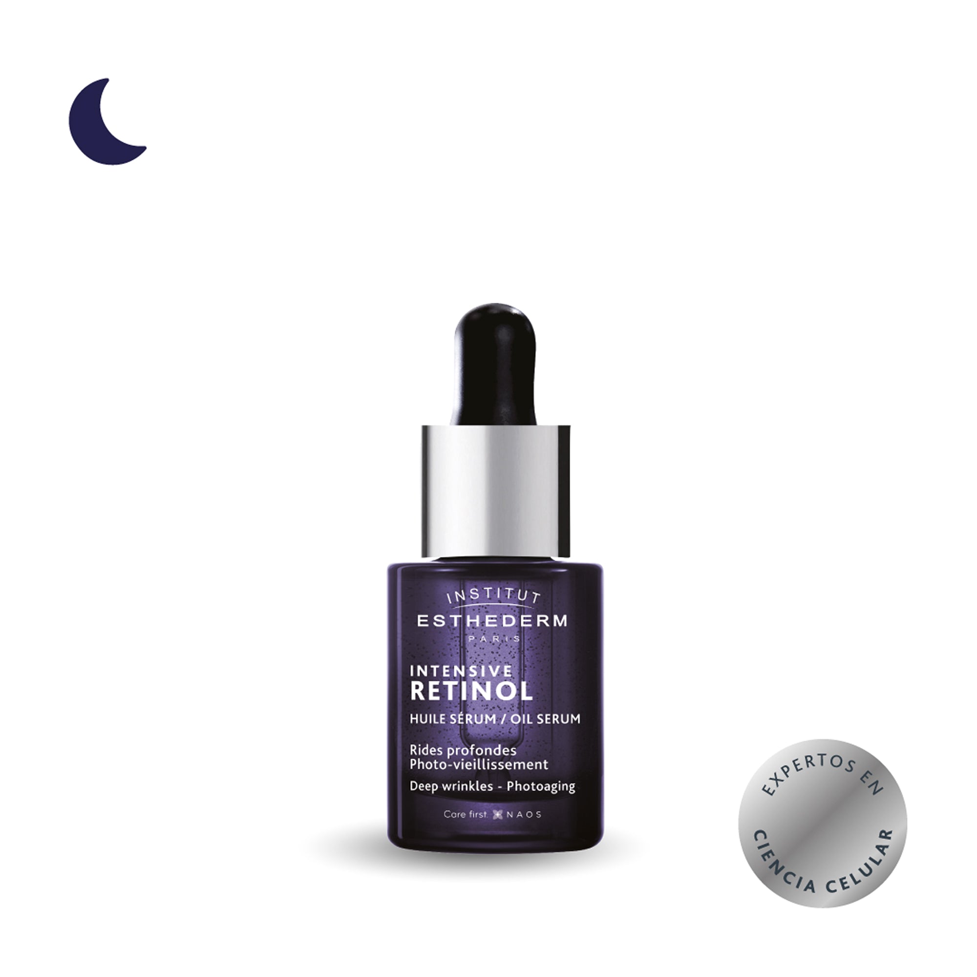 Sérum facial concentrado con retinol 0.3% para arrugas y renovación celular 15 ml – Institut Esthederm Intensive Retinol Serum FPIP