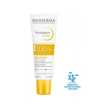 Protector solar facial fluido invisible, protección extrema sin color para todo tipo de piel SPF100 40ml – Bioderma Photoderm Max