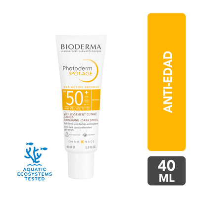 Protector solar antimanchas con acción anti-edad SPF50+ 40 ml – Bioderma Photoderm Spot Age