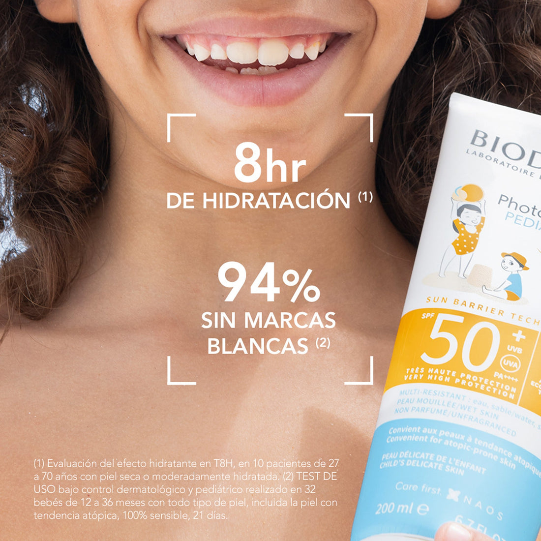 Protector solar infantil alta protección SPF50+ 200ml – Bioderma Photoderm Pediatrics Lait