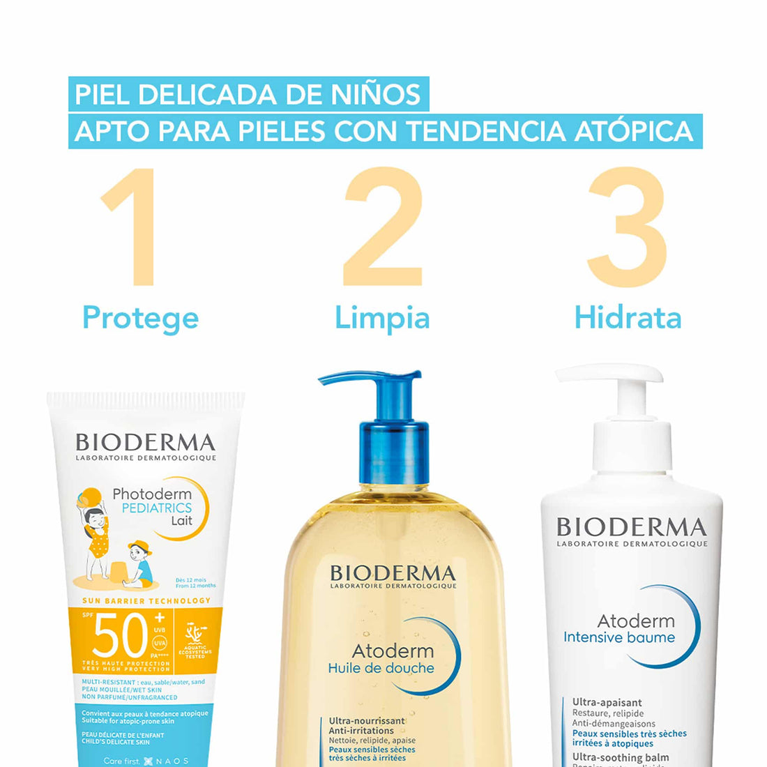 Bioderma Photoderm Pediatrics Lait – Protector Solar Infantil Alta Protección SPF 50+ 200 ml