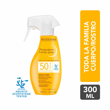 Protector solar corporal alta protección SPF50+ 300ml – Bioderma Photoderm Max Spray