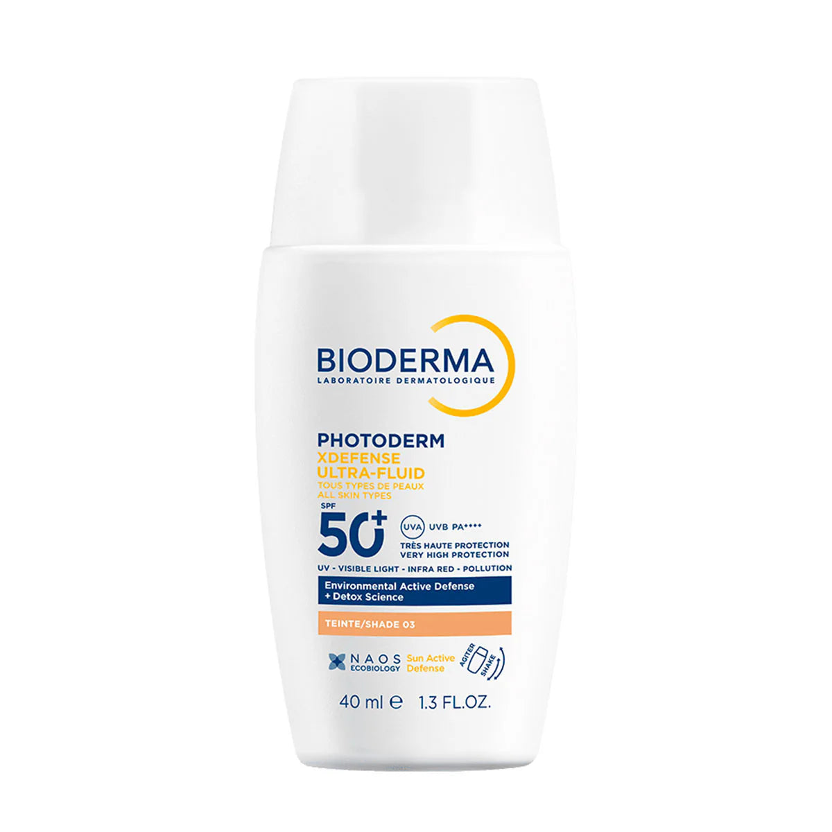 Protector solar ultraligero con color SPF50+ 40ml – Bioderma Photoderm XDefense Tono 03
