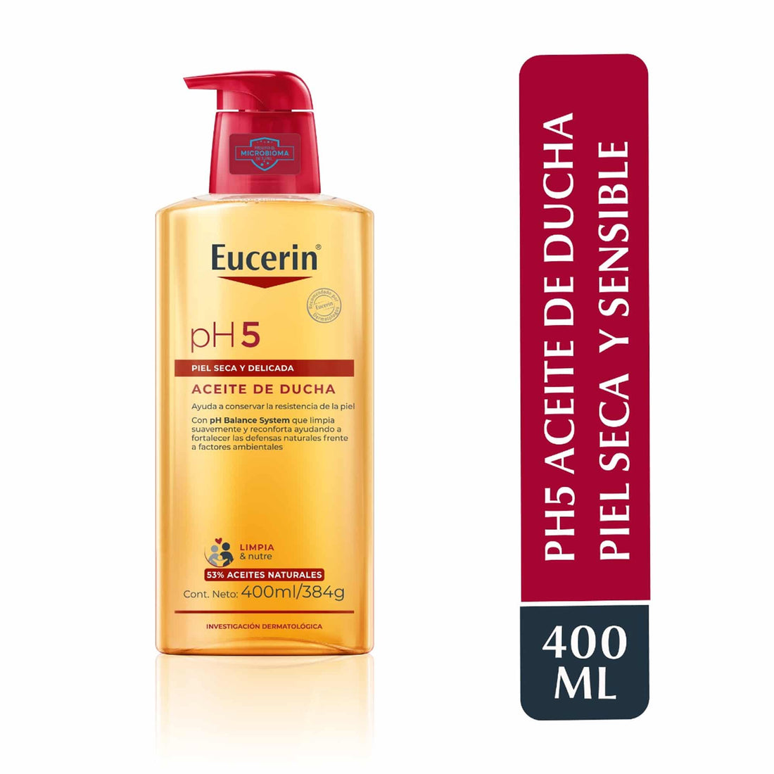Eucerin pH5 Aceite de Ducha – Limpieza e Hidratación para Piel Seca 400ml