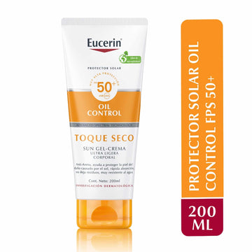 Eucerin Sun Loción Corporal Solar Toque Seco FPS 50+ (200 ml)
