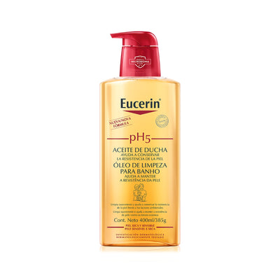 Aceite de ducha para limpieza e hidratación de piel seca 400 ml – Eucerin pH5