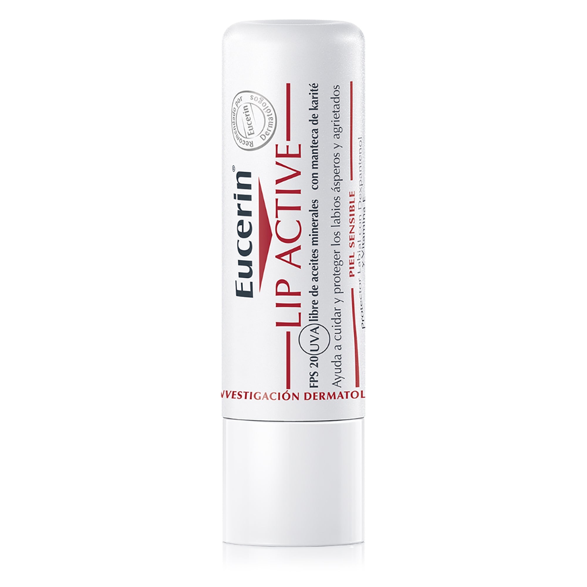 Bálsamo labial protector con SPF6 para labios secos y sensibles 4.8g – Eucerin Lip Active Balm Stick