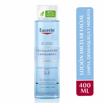 Eucerin DermatoCLEAN Loción Micelar 3 en 1 para Limpieza y Desmaquillado de Piel Sensible 200 ml – Micellar Cleansing Lotion