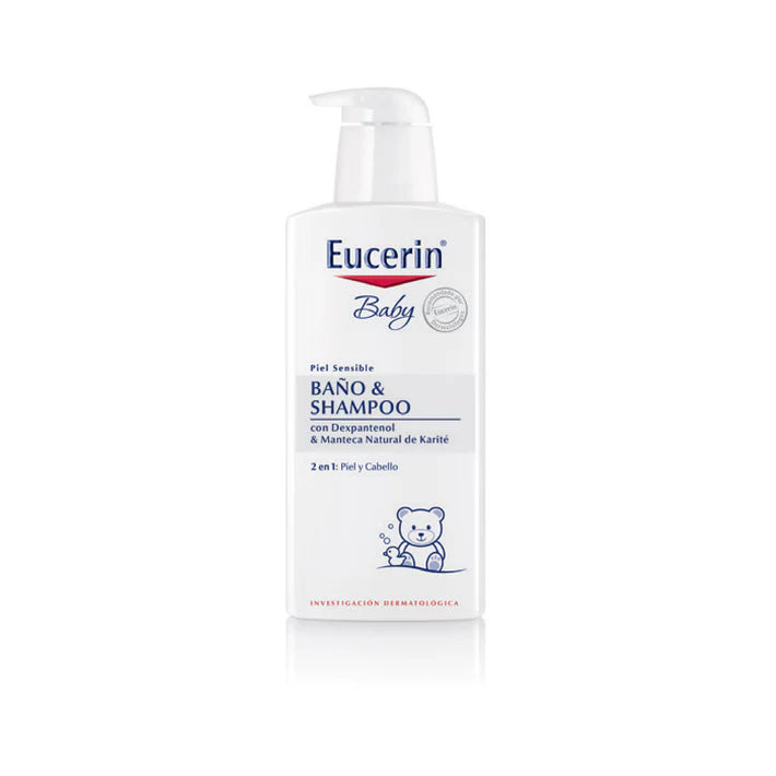 Eucerin Baby Baño y Shampoo 2-en-1 (400ml)