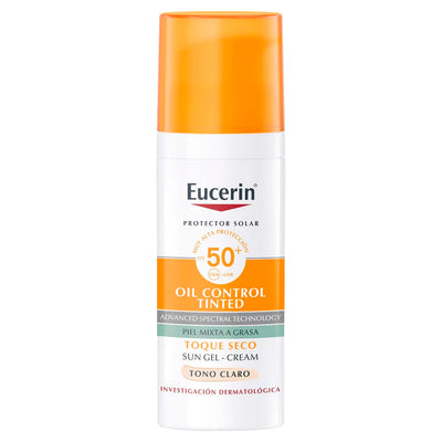 Eucerin Protector Solar Facial Oil Control Tono Claro FPS 50+ – 50 ml
