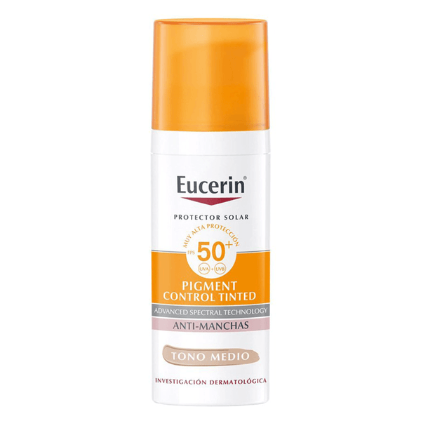 Eucerin Sun Pigment Control Tinte Protector Solar Facial Anti-Manchas Tono Medio (50ml)