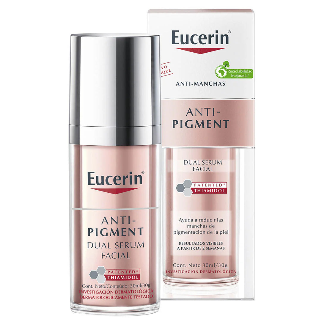 Eucerin AntiPigment Dual Serum Facial – Tratamiento Avanzado para Manchas y Luminosidad 30 ml