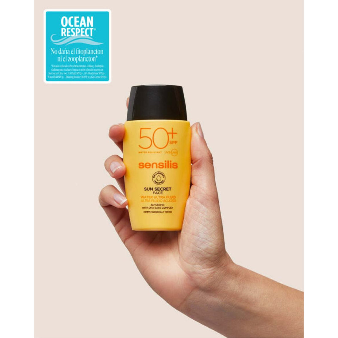 Sensilis Water Fluid Anti‑age & Light Texture SPF 50+ Fluido Solar Facial 40 ml