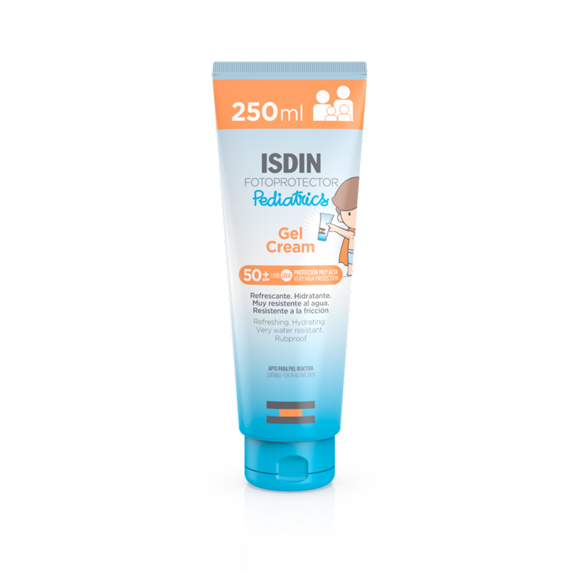 Protector solar corporal infantil hidratante 250 ml –Isdin Gel Cream Pediatrics SPF 50