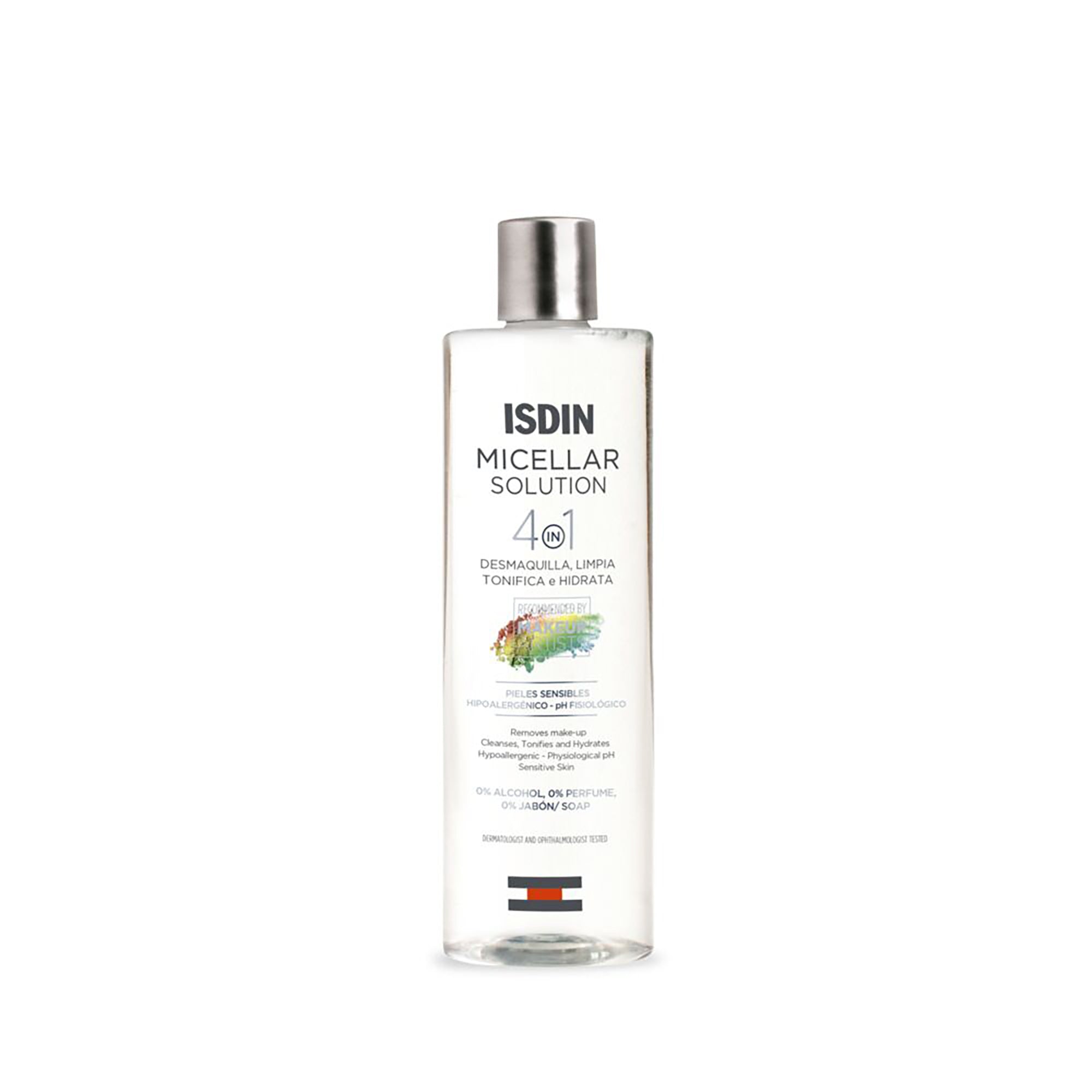 Agua micelar limpiadora y desmaquillante 4 en 1 400ml – Isdin Micellar Solution