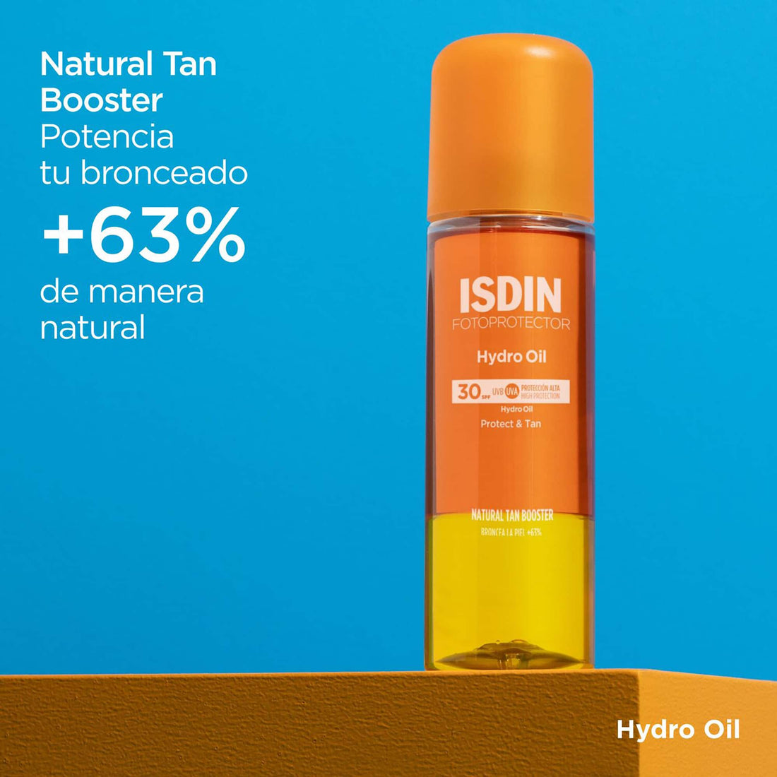Protector solar corporal bifásico y autobronceador SPF30 200ml – ISDIN Hydro Oil