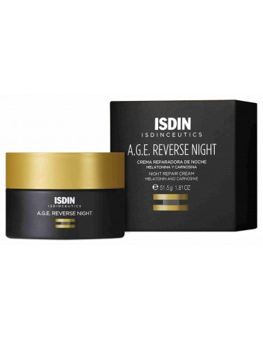 Crema facial anti-edad reparadora nocturna 50 ml – Isdin Age Reverse Noche