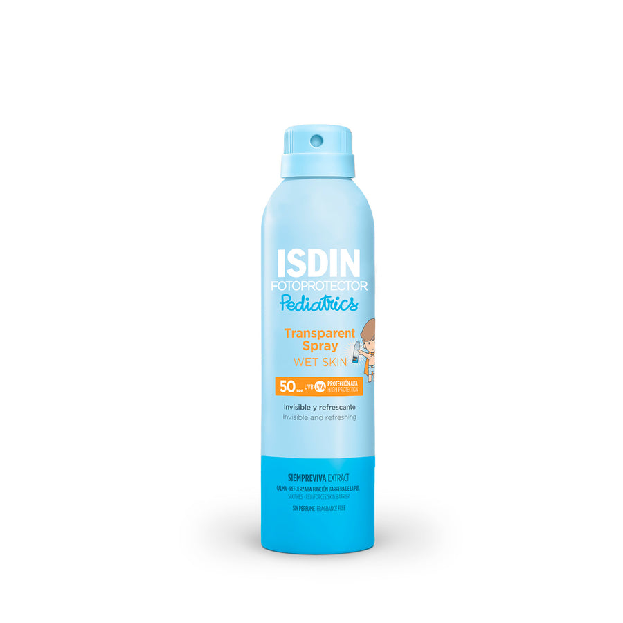 ISDIN Fotoprotector Transparent Spray Wet Skin Pediatrics SPF 50 (250ml)