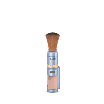 Protector solar facial en brocha con filtros 100% minerales 2 g – Isdin UV Mineral Brush SPF 50+