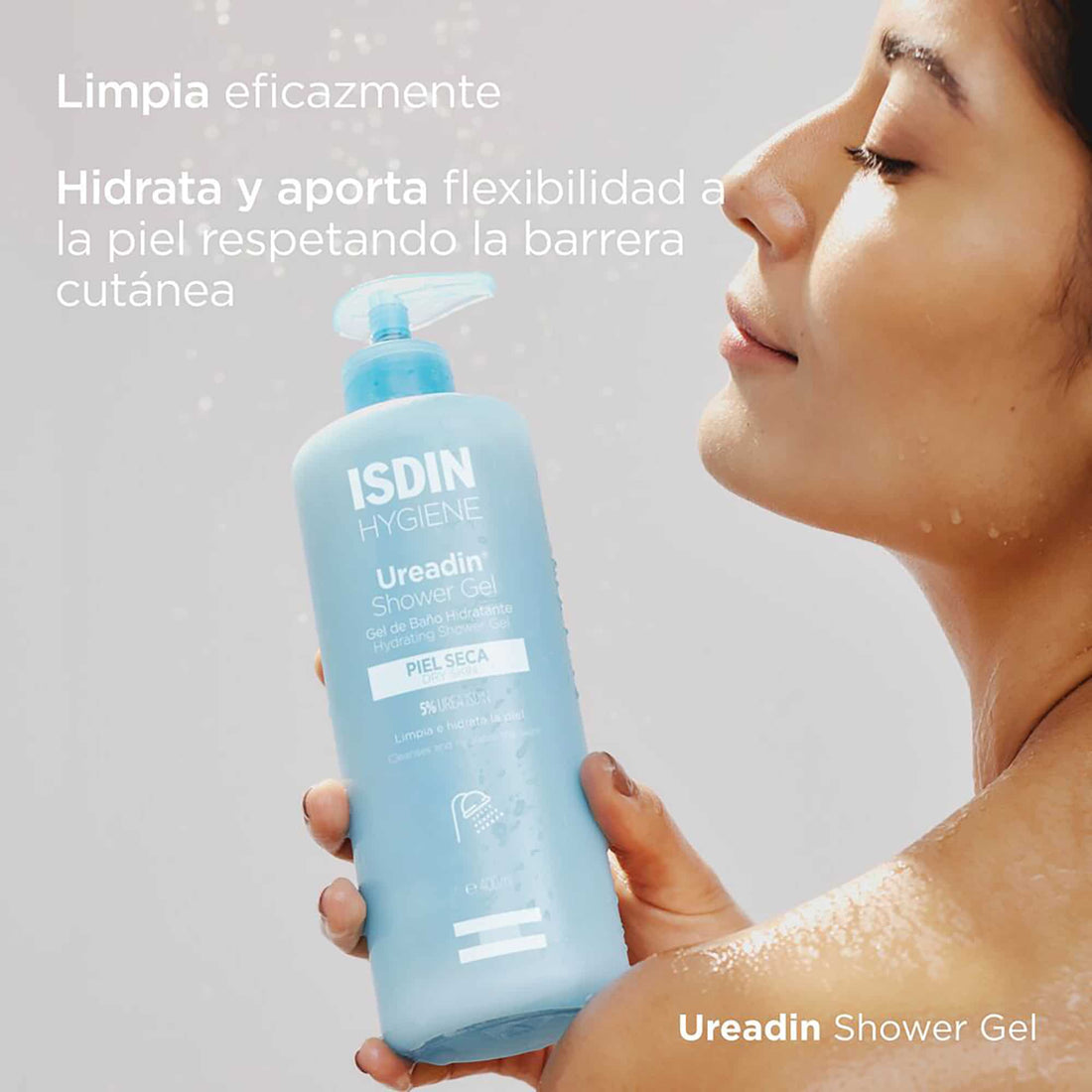 Gel de baño hidratante suave para piel seca 400ml – Isdin Ureadin Bath Gel