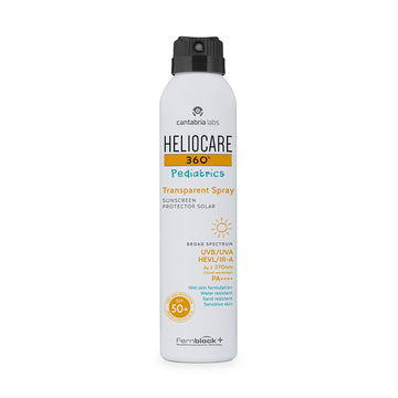 Protector solar infantil en spray, transparente SPF50 200ml – Heliocare 360° Pediatrics Transparent Spray