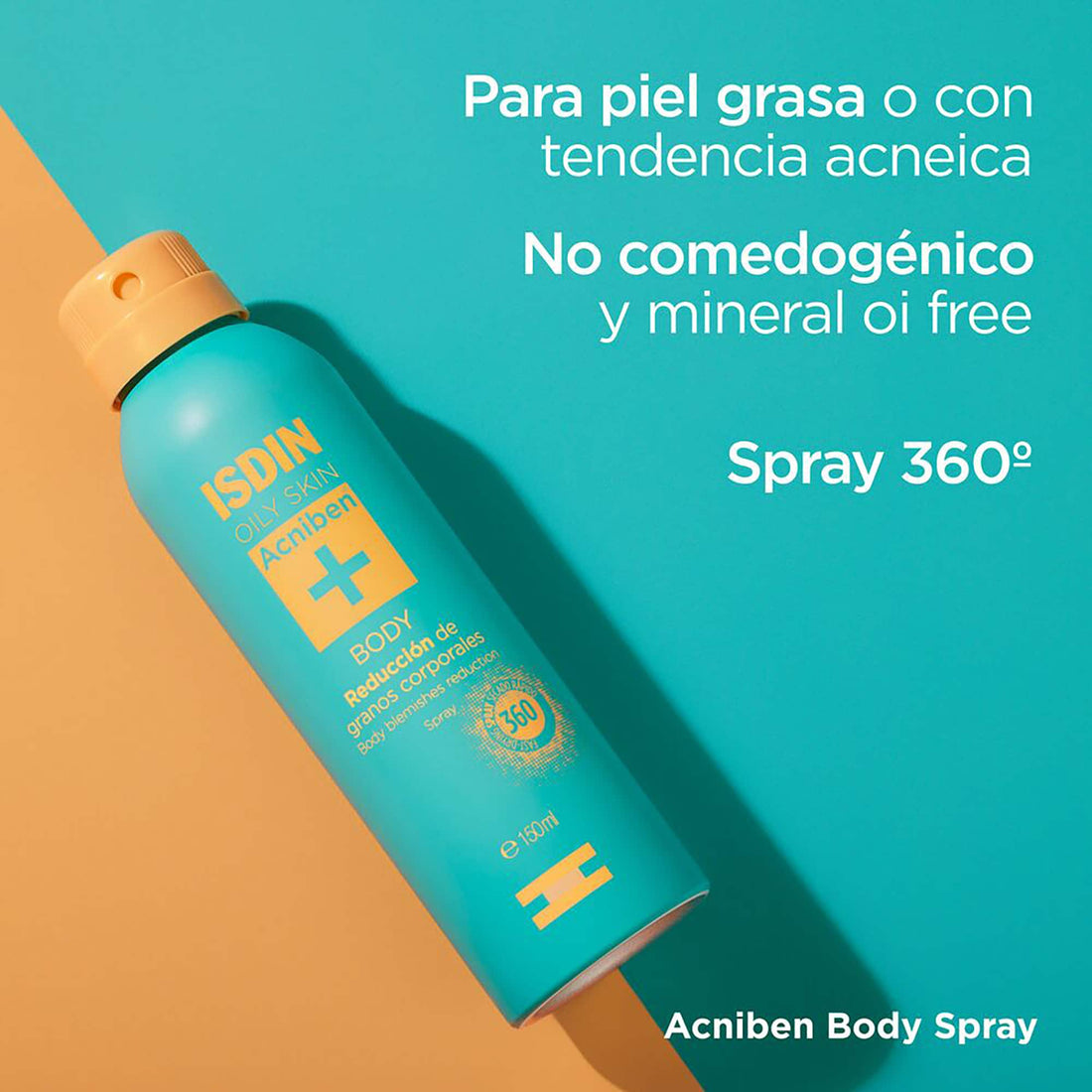 Spray corporal anti-acné para adolescentes 150ml – ISDIN Acniben Teen Skin