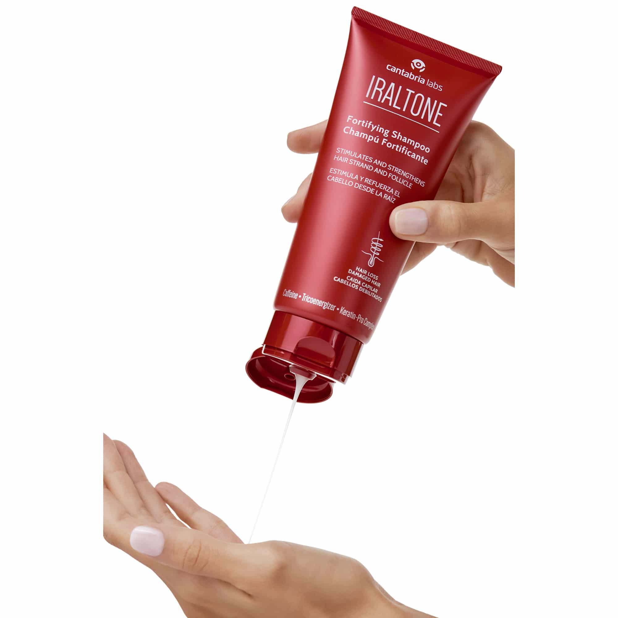 Shampoo fortificante que fortalece y estimula el crecimiento capilar 200ml – Iraltone