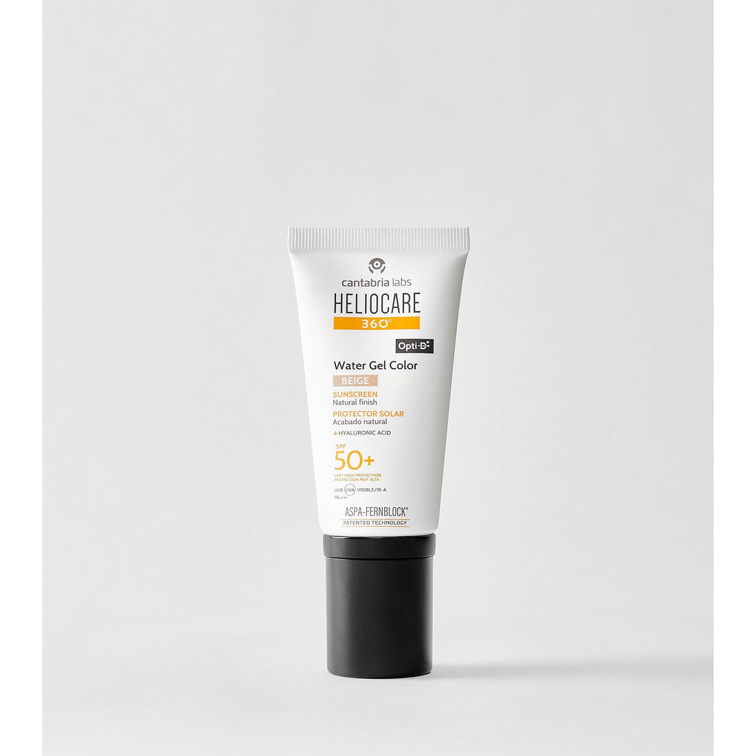 Heliocare 360º Color Water Gel SPF 50+ Beige – Fotoprotección con Color y Textura Ligera 50 ml