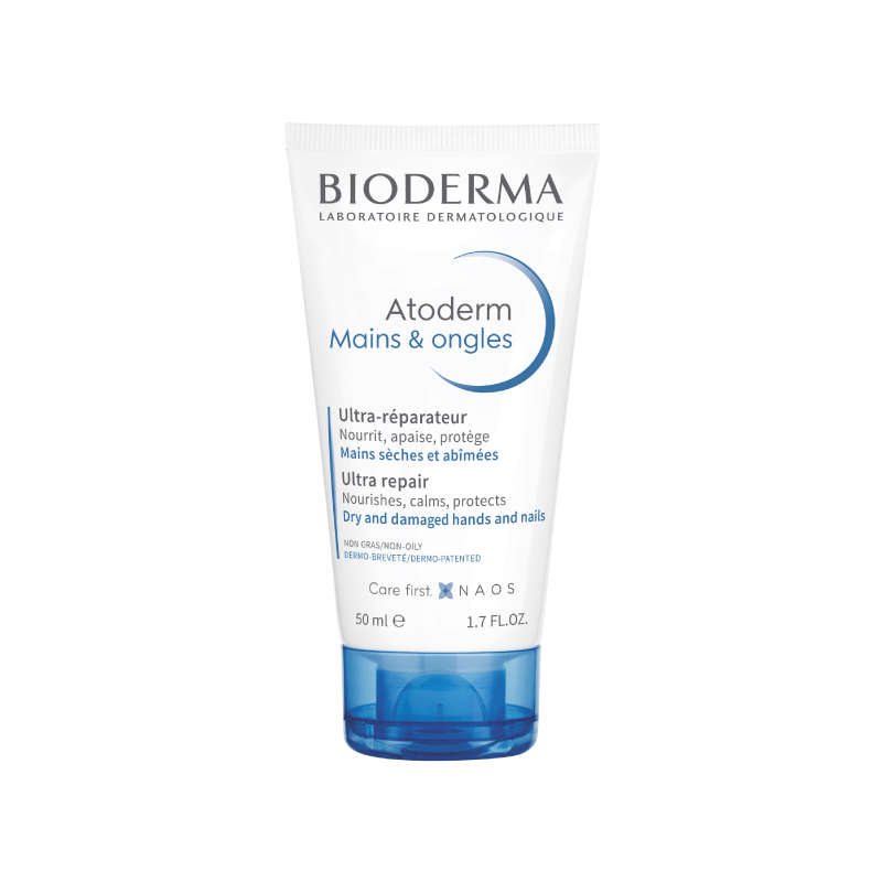 Crema manos y uñas ultra-nutritiva para piel seca 50ml – Bioderma Atoderm Hand & Nails