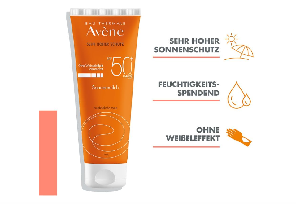 Avene Sol Lait SPF50+ 250 ML