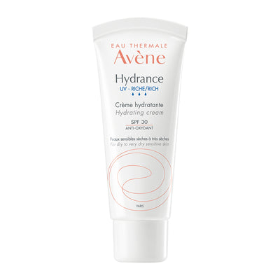 Avène Hydrance UV Rica SPF 30 – Hidratación Intensa y Protección Solar para Piel Seca a Muy Seca 40 ml