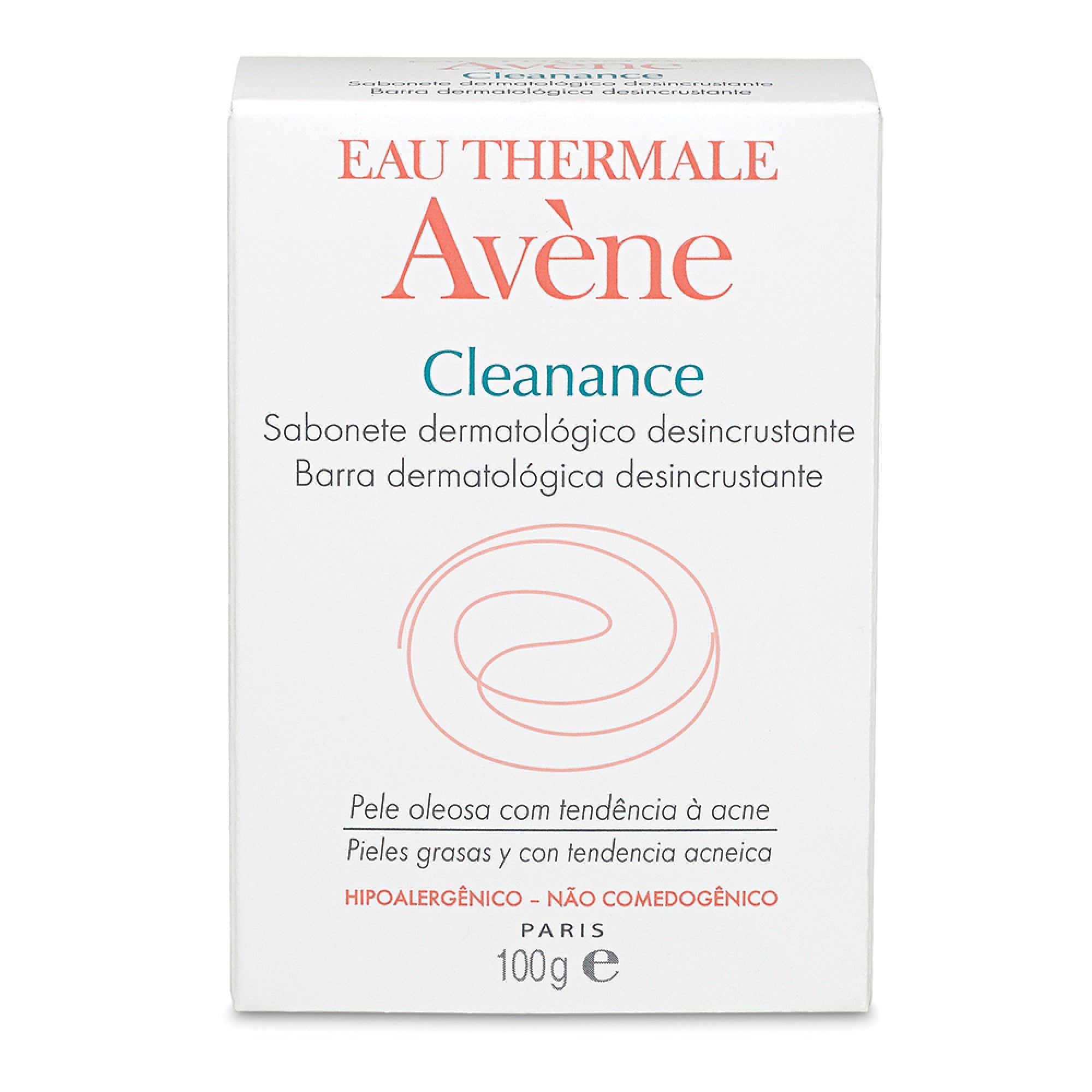 Jabón Limpiador para Piel Grasa y Propensa a Imperfecciones 100 g – Avène Cleanance Pain/Savon